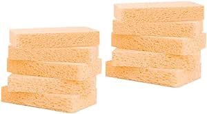 CT Cellulose Scrub Sponges for Non-Scratch Dish Washing, Cleaning Kitchen, Bathroom,10 Pack