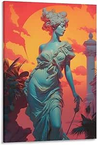 Wall Art Wonderful Sculpture Beauty Poster Illustration Interior Print Decoration Painting Poster Cool Artworks Painting Wall Art Canvas Prints Hanging Picture Home Decor Posters Gift Idea 24x36inch(6